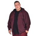bluza za zamek kaptur duze rozmiary