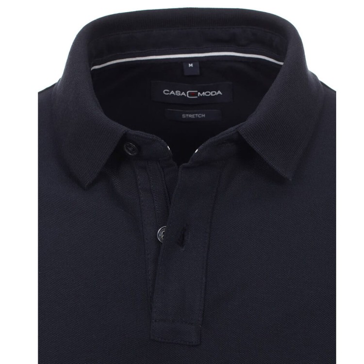 KOSZULKA Z KROTKIM REKAWEM granatowa 3XL 4XL 5XL