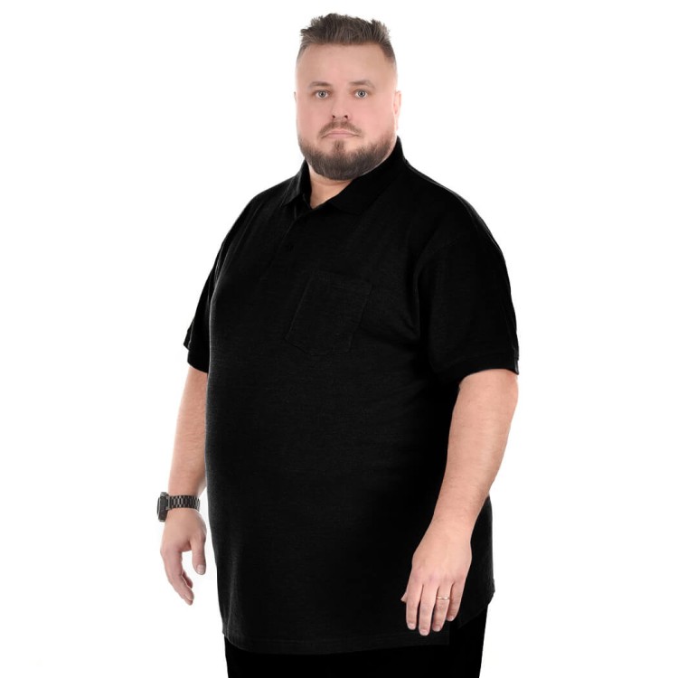 gladka czarna polowka w duzym rozmiarze north 99011