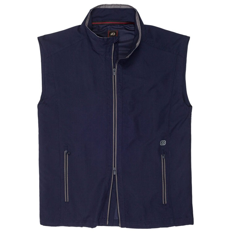 duzy bezrekawnik granatowy cienki wygodny marka Adamo