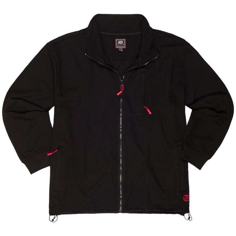duza meska bluza max adamo 159114 rozpinana ze stojka czarna