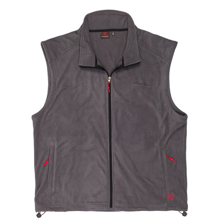 kamizelka polarowa duze rozmiary wygodna modna dla duzych mezczyzn plus size 3XL 4XL 5XL 6XL ADAMO szara