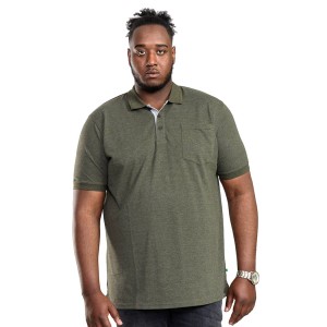 Velká pánská khaki polokošile Duke D555 Grant