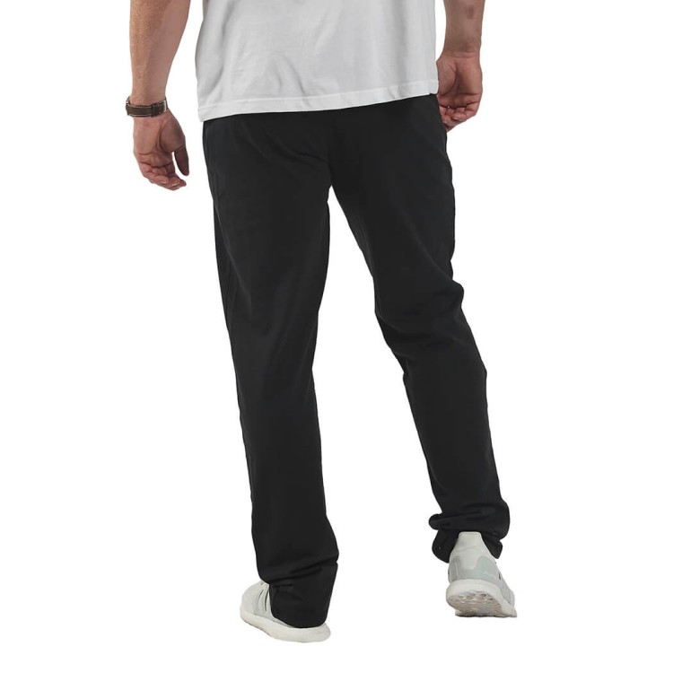 czarne spodnie prosta nogawka modny puszysty pan model 99833 - North 56°4