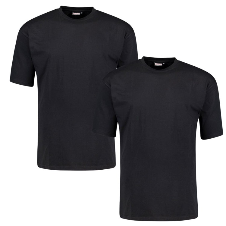 czarny gladki meski t-shirt