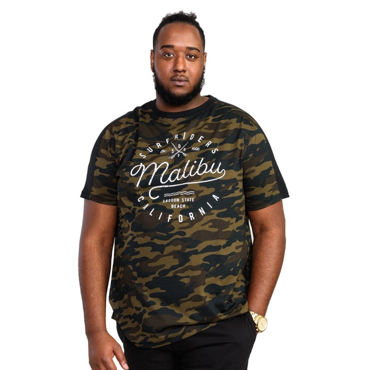 duza meska koszulka moro 8xl