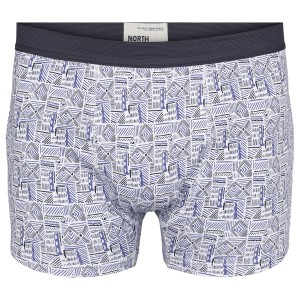 Velké pánské boxerky vzorované North 56°4 31362B modré